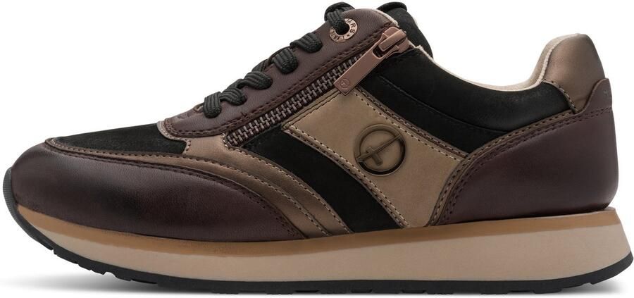 Tamaris dames sneaker laag 1-23728-45 303 dames M2373943 Mocca Comb - Foto 2