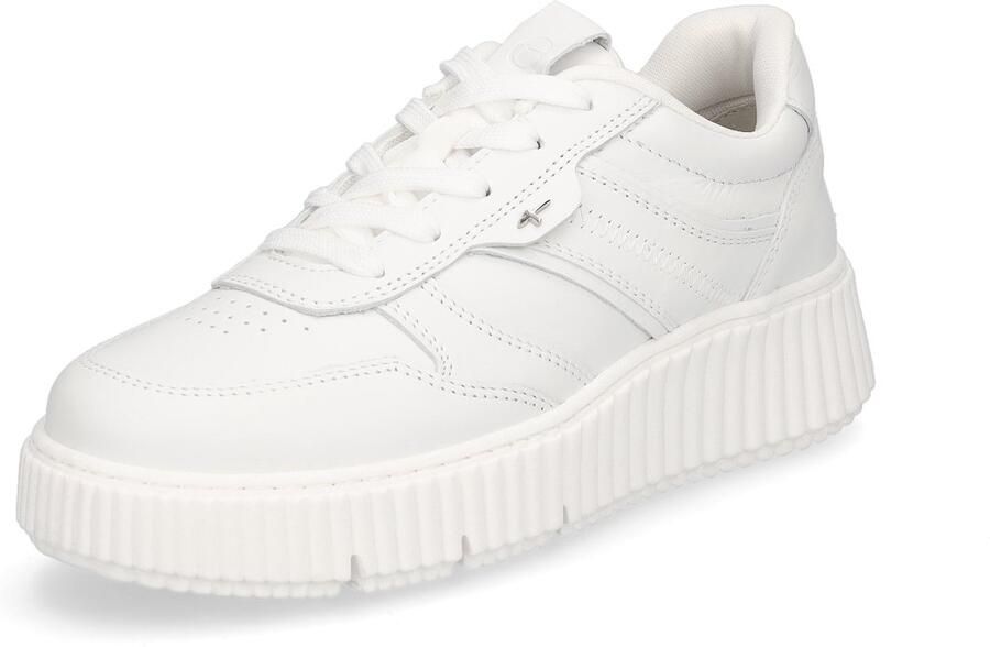 Tamaris dames sneaker 1-23701-46 117 lage damesschoen leer wit