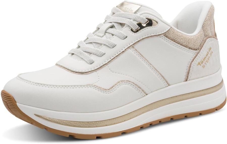 Tamaris Dames Step-In Casual Sneaker 1-23766-46 100 wit