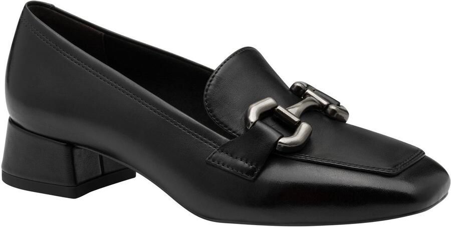 Tamaris Pumps blokhak slipper zakelijke schoen met sierriem sierstuk