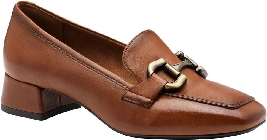 Tamaris Pumps blokhak slipper zakelijke schoen met sierriem sierstuk