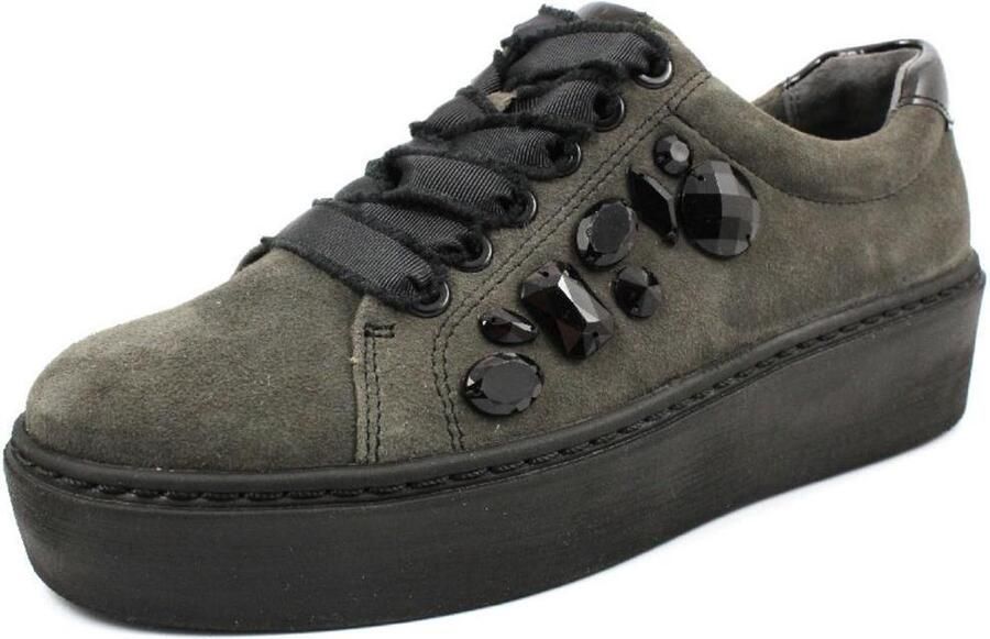 Tamaris Dames Veterschoenen Grijs