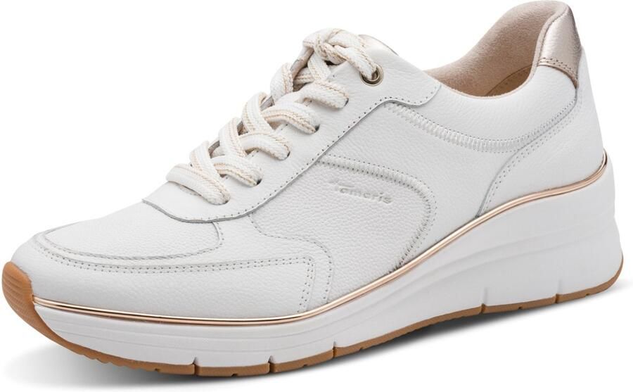 Tamaris 1-23764-43-1A9 White Rose Gold Stijlvolle Sneaker - Foto 2