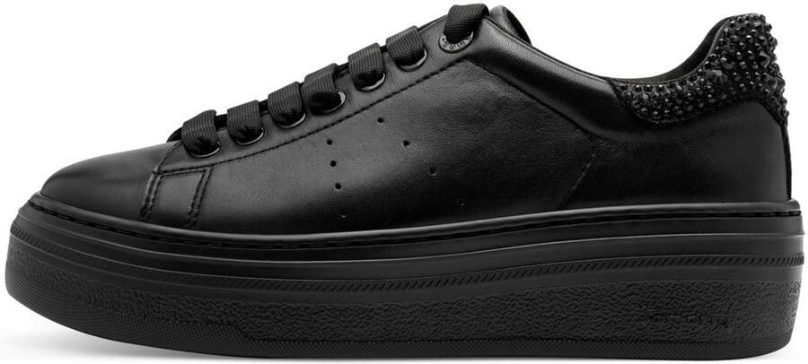 Tamaris Plateausneakers veterschoen halfhoge schoen met opvallende sierstenen op de hiel - Foto 2