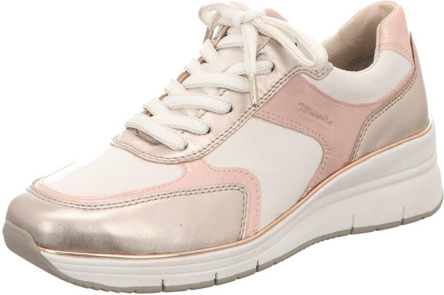 Tamaris 1-23764-43 596 Sneaker wit roze