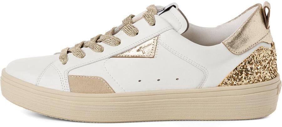 Tamaris Sneakers laag goud wit - Foto 5