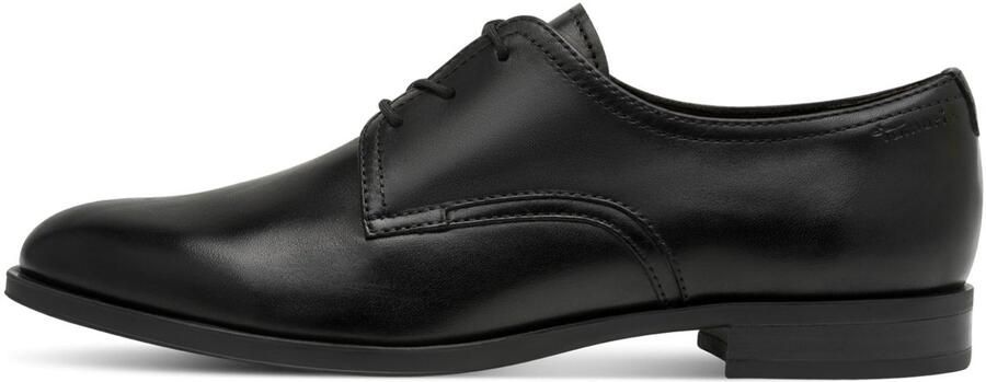 Tamaris dames leren halfschoen 1-23201-44 001 Dames veterlaars Lace Up zwart