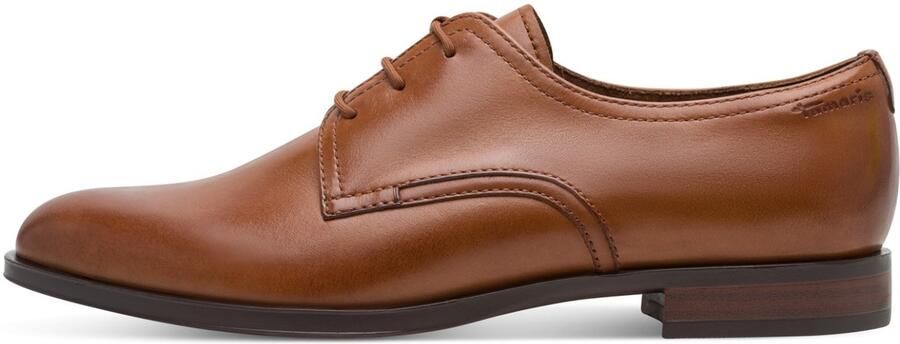Tamaris dames leren halfschoen 1-23201-44 305 Dames veterlaars Lace Up bruin
