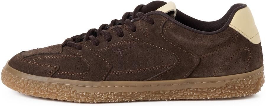 Tamaris Sneakers van echt leer met gestikt logo
