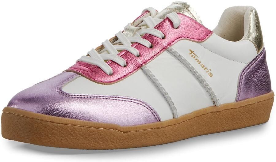 Tamaris Sneakers laag '1-23764-43' grijs wit