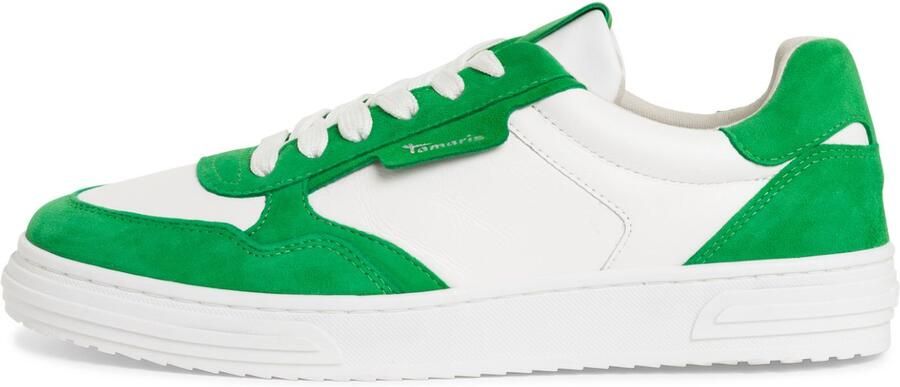 Tamaris Sneakers met praktische verwisselbare binnenzool vrijetijdsschoen lage schoen veterschoen - Foto 2