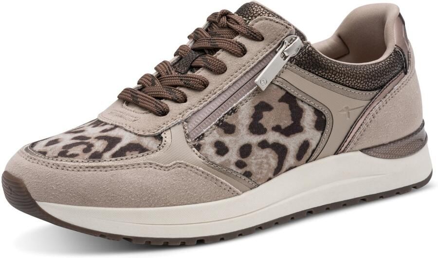 Tamaris Sneakers laag bruin taupe zwart - Foto 2