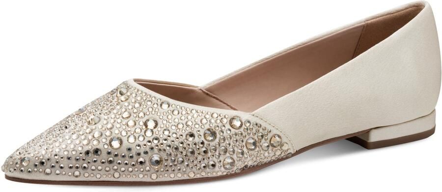 Tamaris damesballerina 1-22156-46-229 damesschoenen puntig Pearl - Foto 2