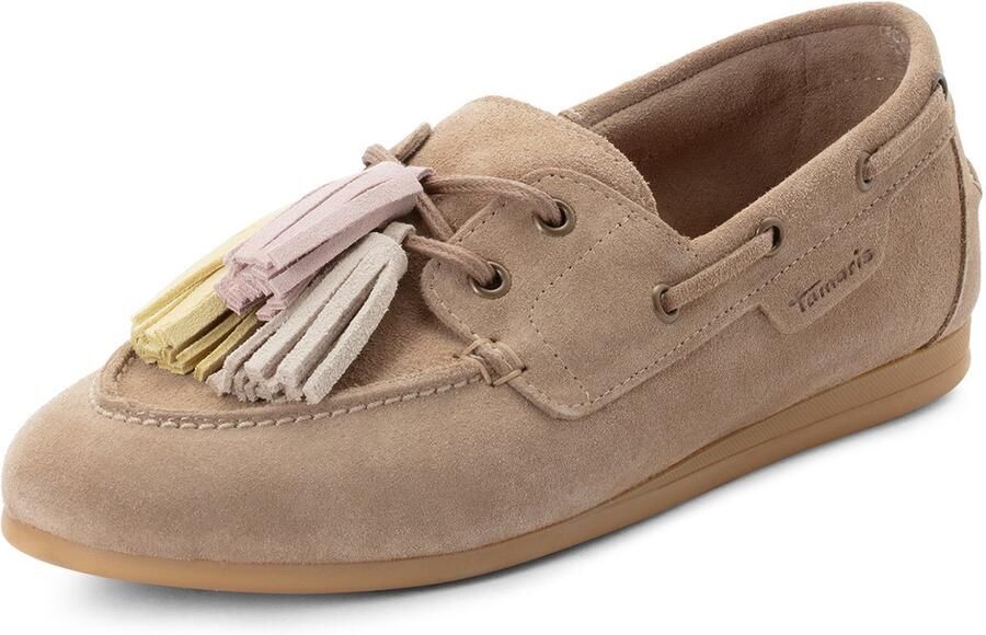 Tamaris damesleren mocassin 1-23610-46-344 damesschoenen instappers bruin