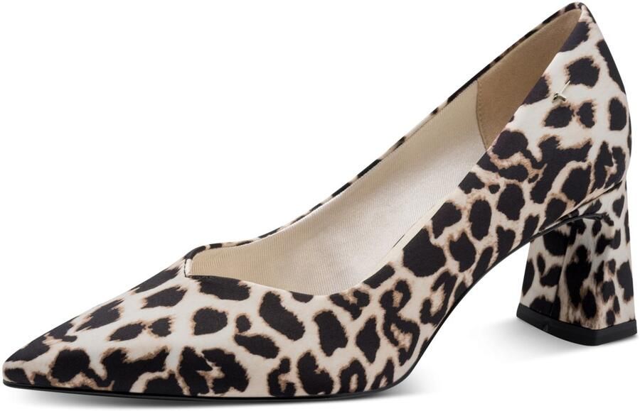 Tamaris damespumps 1-22453-45 360 Dames schoenen elegant textiel luipaard
