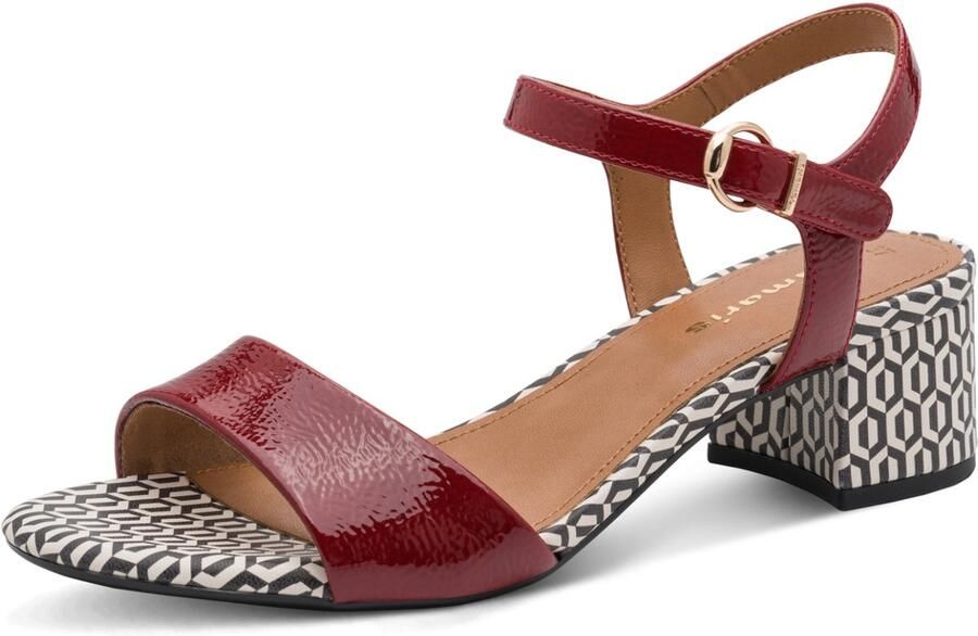 Tamaris damessandaal 1-28249-42-590 damesschoenen veganistisch rood