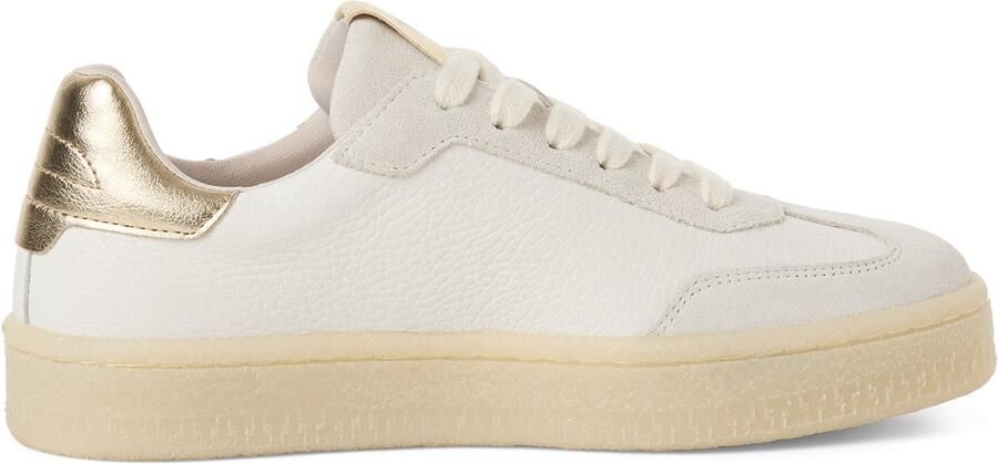 Tamaris Damesschoen 1-23723-44 132 Lage Top Damesschoen M2372344 wit goud