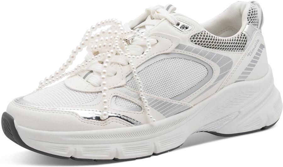 Tamaris damessneaker 1-23799-46-101 dames lage sneaker wit - Foto 2