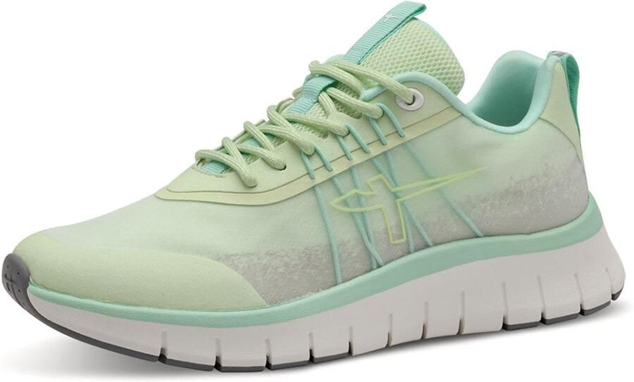 Tamaris damessneakers 1-23767-44 705 Lage damesschoenen Vegan M2376744 groen - Foto 1