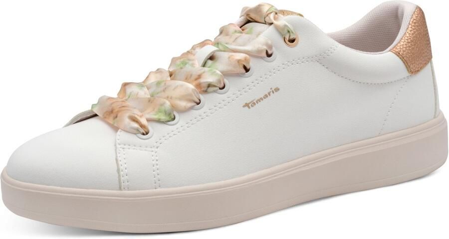 Tamaris Damestrainers 1-23720-43 1 Vegan M2332143 gebroken wit