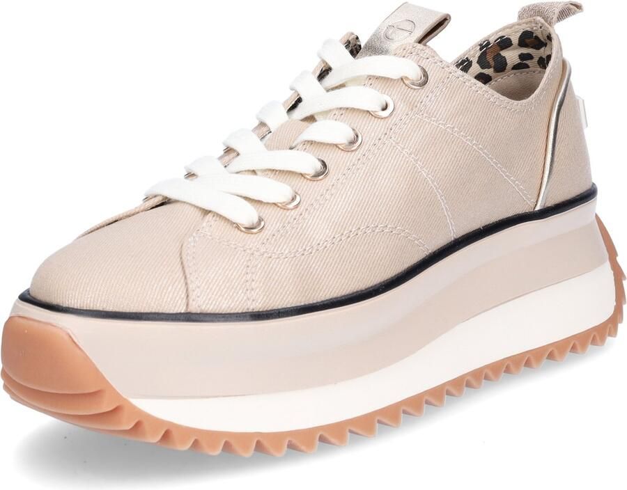 Tamaris damestrainers 1-23731-41 933 Damestrainers Vegan M2373141 lichtgoud