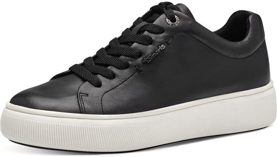 Tamaris Plateausneakers vrijetijdsschoen lage schoen veterschoen met verwisselbare binnenzool - Foto 2