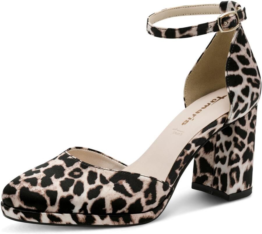 Tamaris elegante damespumps 1-22463-45 360 Damesschoenen Blokhak luipaard