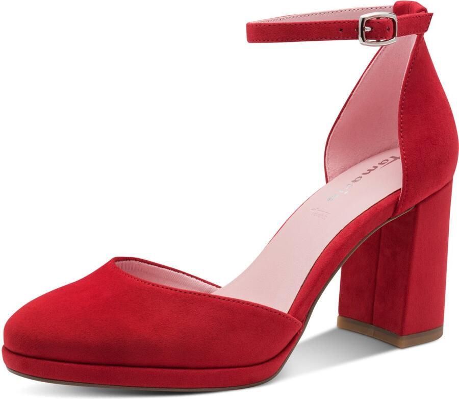 Tamaris elegante damespumps 1-22463-45 500 Damesschoenen Blokhak Rood