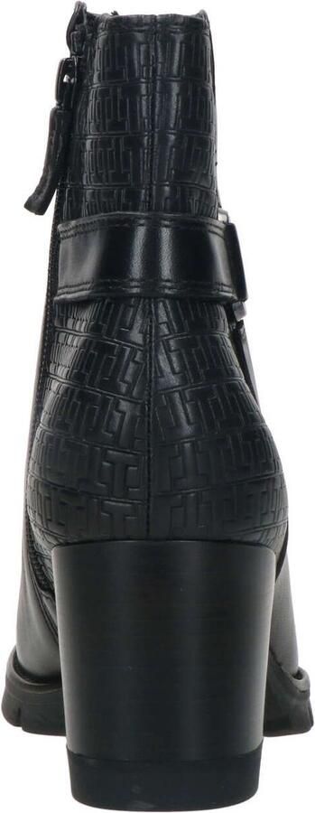 Tamaris Elegante Zwarte Leren Enkellaars met 6 5 cm Hak Black Dames - Foto 10