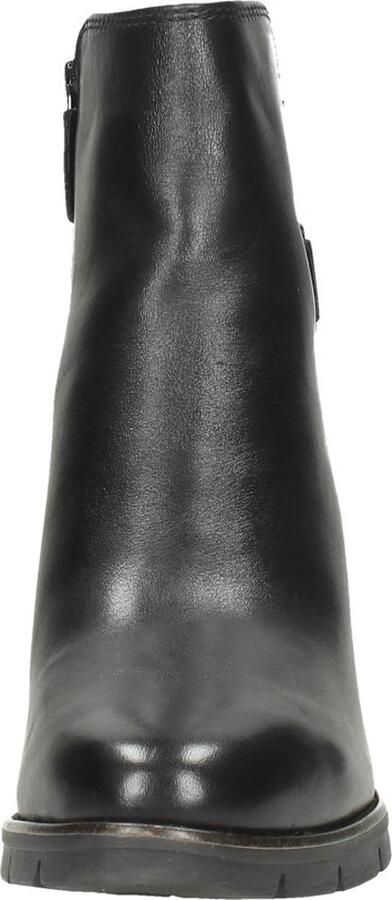 Tamaris Elegante Zwarte Leren Enkellaars met 6 5 cm Hak Black Dames - Foto 9