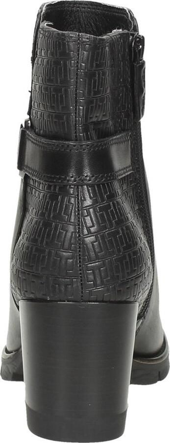 Tamaris Elegante Zwarte Leren Enkellaars met 6 5 cm Hak Black Dames - Foto 11