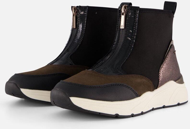 Tamaris Enkellaarsjes zwart Synthetisch Dames