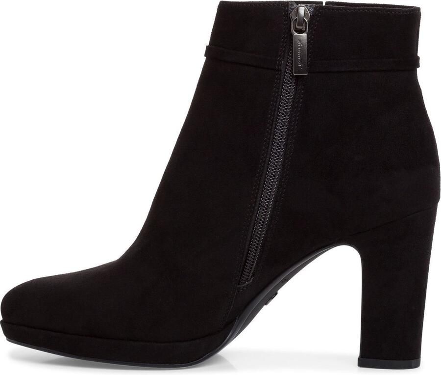 Tamaris Enkellaarsjes zwart Textiel 192206 Dames - Foto 5