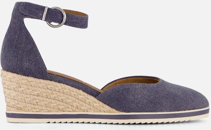Tamaris Espadrilles Sleehak blauw Textiel Dames - Foto 2
