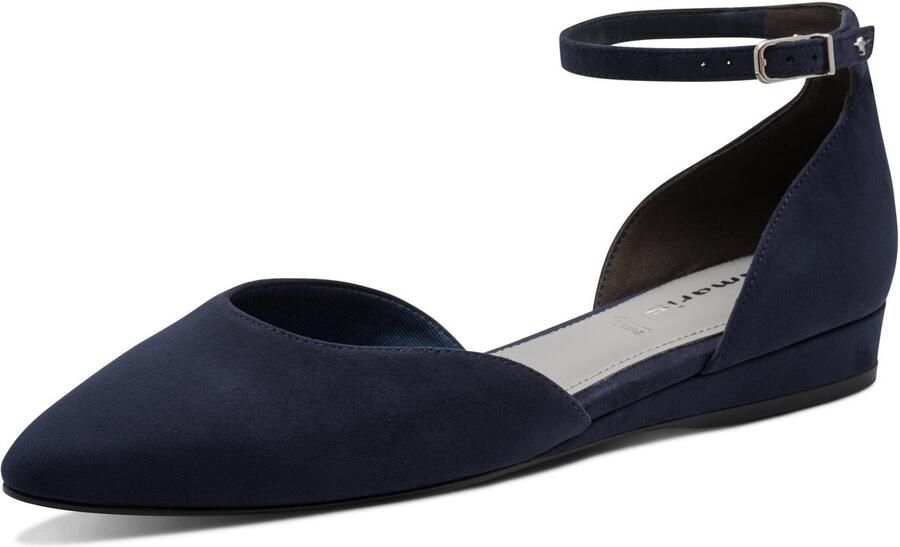 Tamaris ESSENTIALS Dames Ballerina's BLAUW