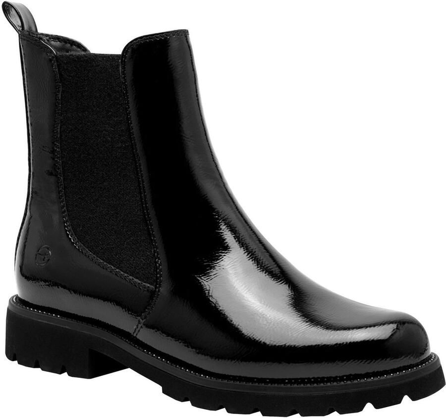Tamaris Chelsea-boots business schoen instapschoen enkellaarsjes met stretchinzetten