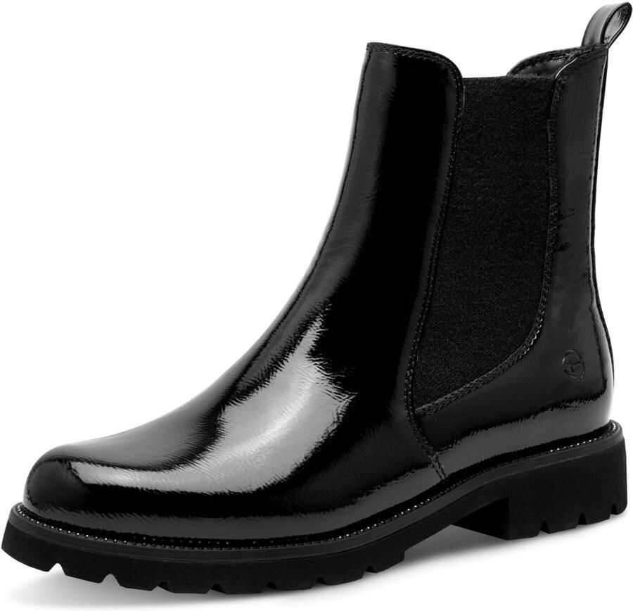 Tamaris Chelsea-boots business schoen instapschoen enkellaarsjes met stretchinzetten