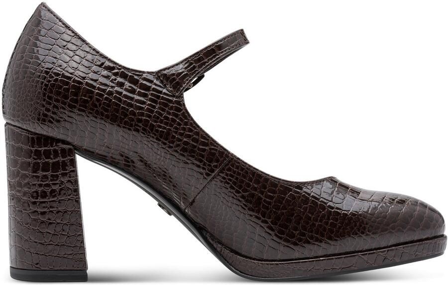 Tamaris Essentials Dames Pumps MOCCA CROCO