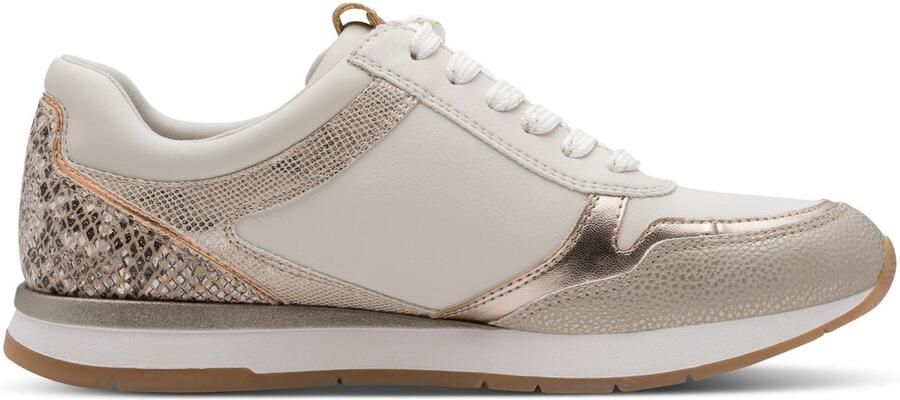 Tamaris dames sneaker 1-23613-46 454 Low Top dames schoenen veganistisch beige