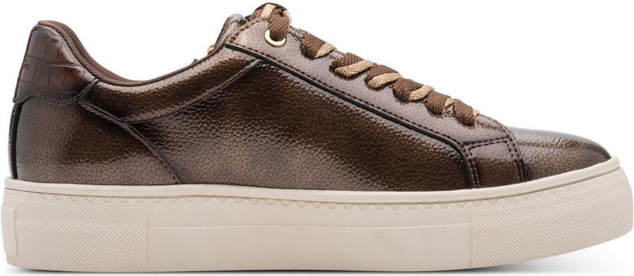 Tamaris Essentials Dames Sneakers BROWN PATENT