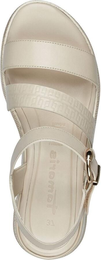 Tamaris Gekelde Beige Dames Sandaal Met Een Glitterzool - Foto 10