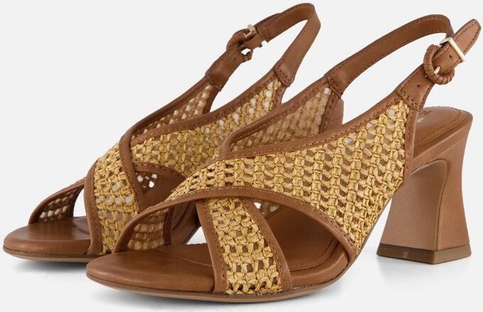 Tamaris Sandalen Met Hak cognac Raffia - Foto 2