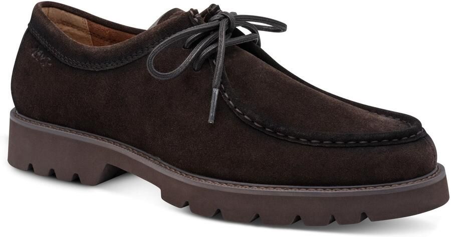 Tamaris heren leren halfschoen 1-13629-47-304 veterschoen bruin