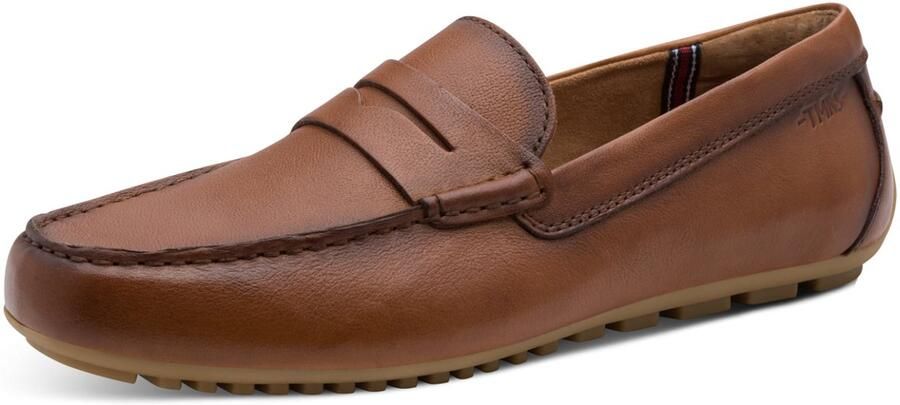 Tamaris heren leren instappers 1-14600-44-348 Lage schoenen Mocassin schoenen Bruin