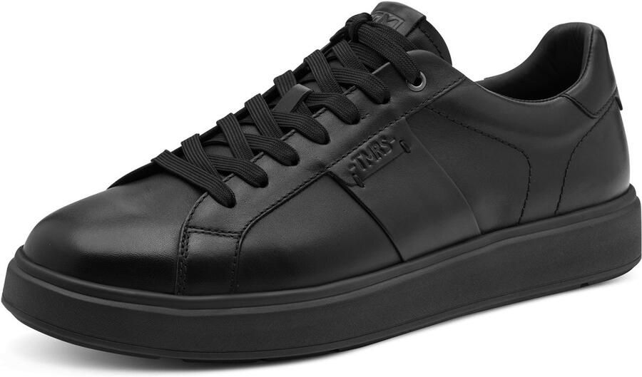 Tamaris heren leren sneaker 1-13625-47-003 lage schoen zwart