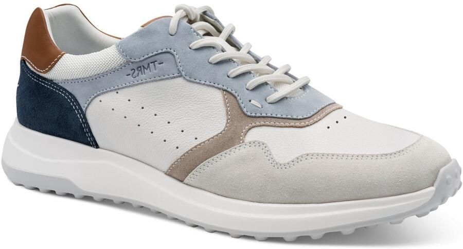 Tamaris herensneaker 1-13623-46-804 Veterschoen Leren schoenen Wit Blauw - Foto 2