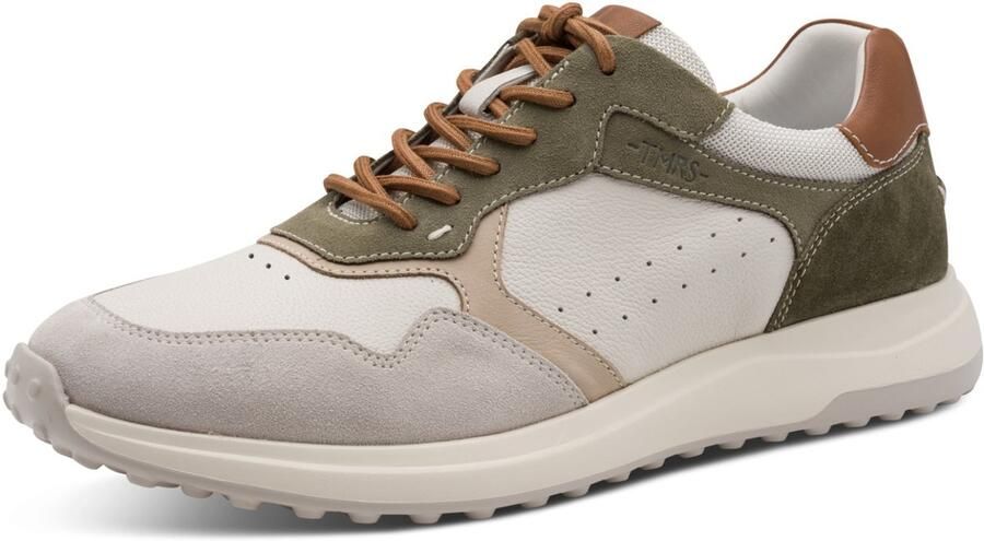 Tamaris herensneaker 1-13623-46-761 Veterschoen Leren schoenen Wit Groen
