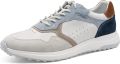 Tamaris herensneaker 1-13623-46-804 Veterschoen Leren schoenen Wit Blauw - Blauw