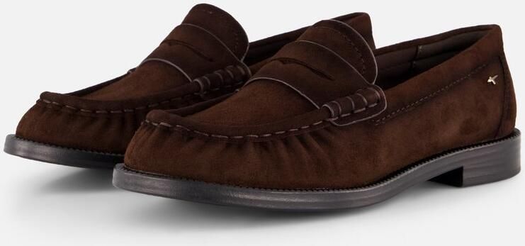 Tamaris leren damesslippers 1-24251-47-304 damesschoenen bruin