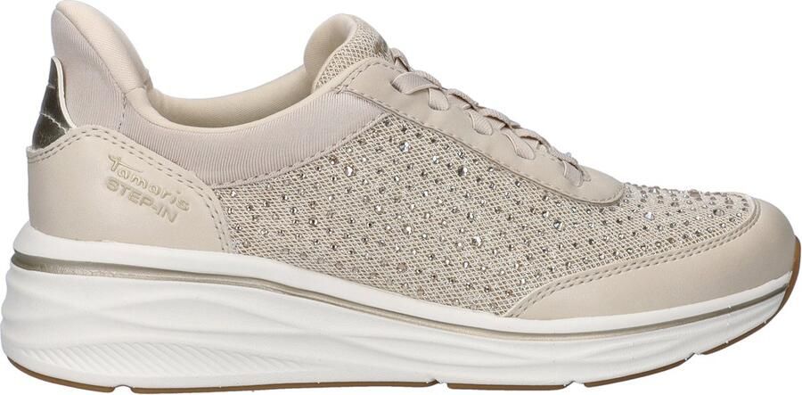 Tamaris Slip-on sneakers sleehak instapschoen vrijetijdsschoen in vegan verwerking